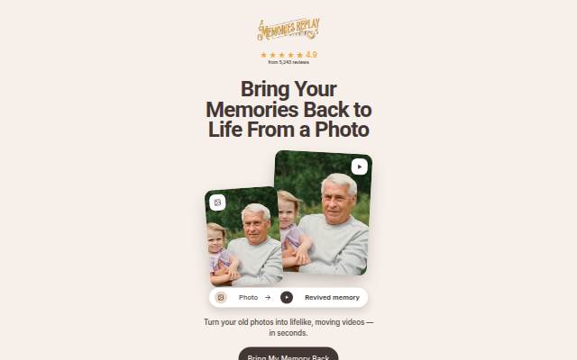 MemoriesReplay storefront