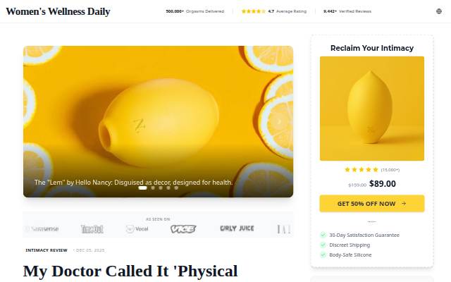 Women's Wellness Daily storefront