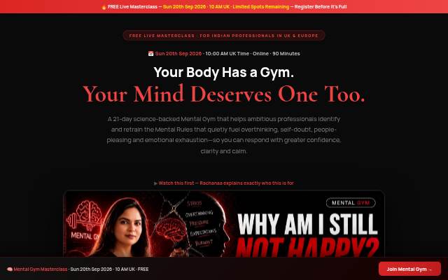 Mental Gym — Train Your Mind Like You Train Your Body storefront