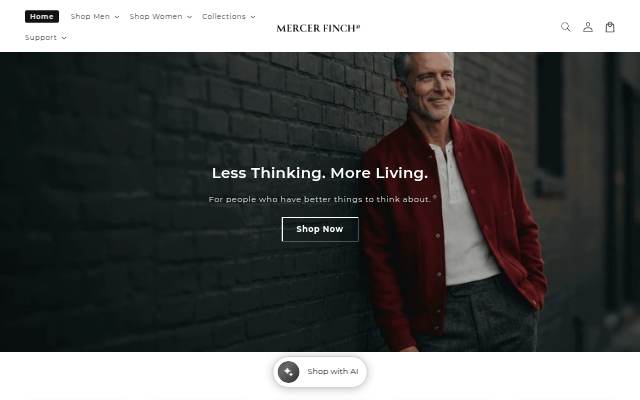 Mercer Finch storefront