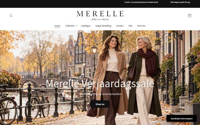 Merelle Amsterdam storefront