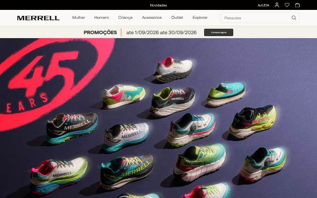 Merrell storefront