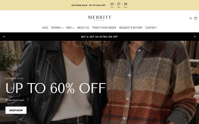 Merritt London storefront