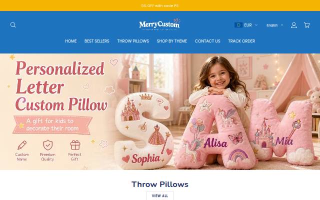 merrycustom storefront