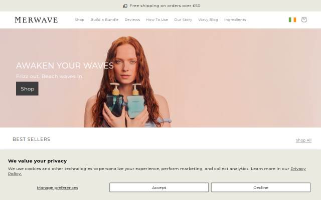 Merwave storefront