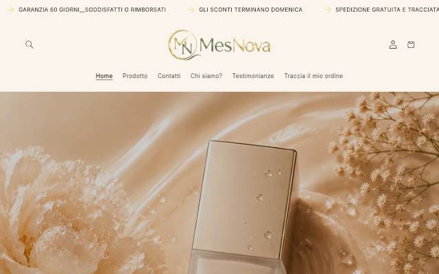 MesNova storefront