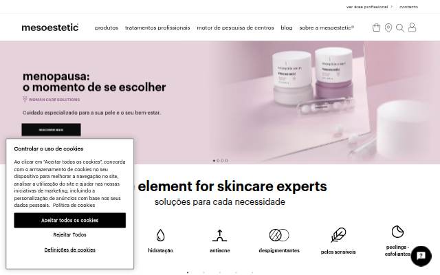 mesoestetic® Portugal storefront