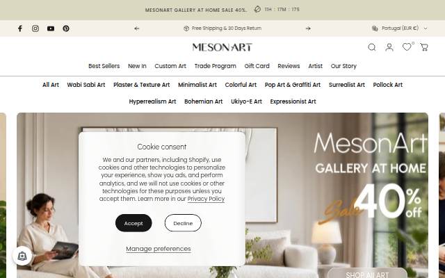 MesonArt storefront