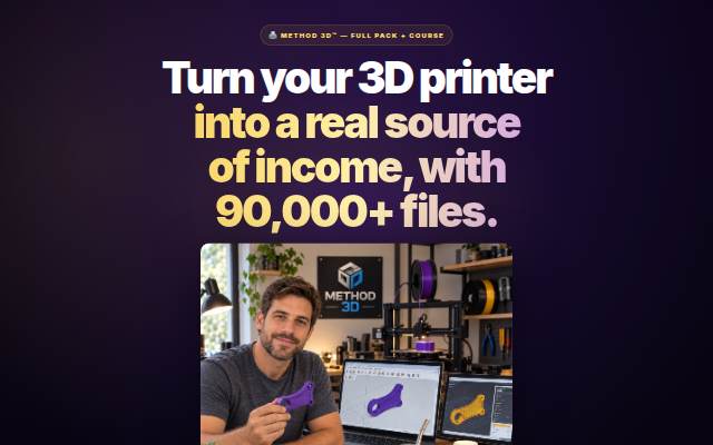+90.000 STL + Curso para Vender: imprimí y vendé con seguridad storefront