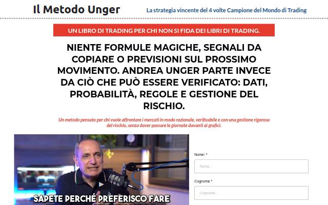 Montra da Il Metodo Unger™