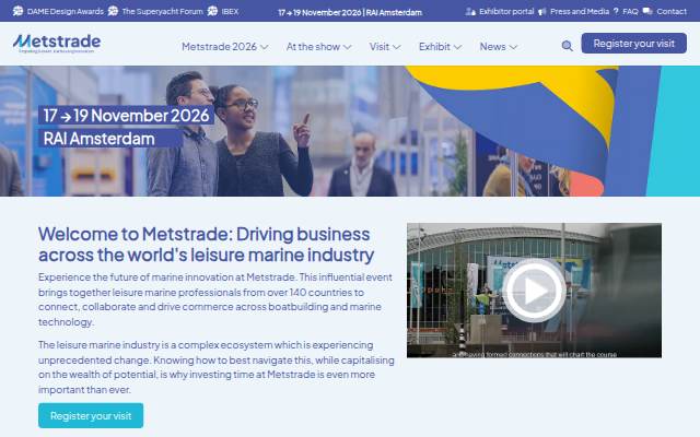 Startseite von The world’s leading platform for professionals in the leisure marine equipment industry. 17