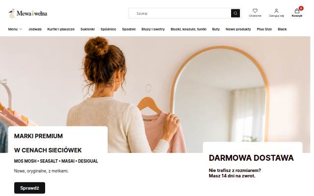 Mewa i wełna storefront