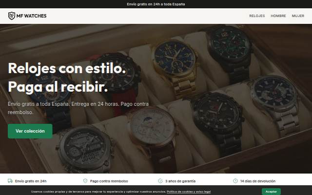 MF WATCHES storefront