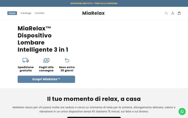Startseite von MiaRelax