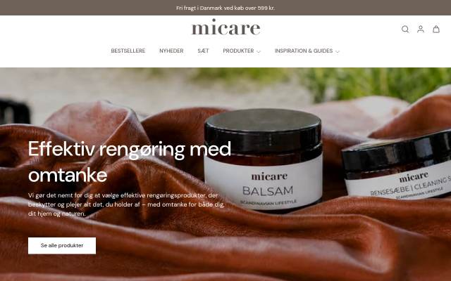 micare ApS storefront