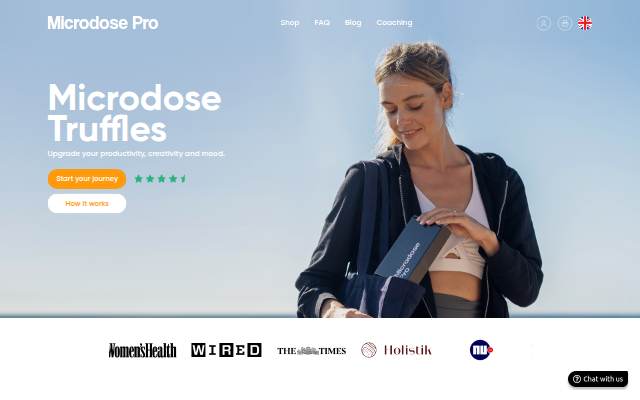 Microdose Pro storefront