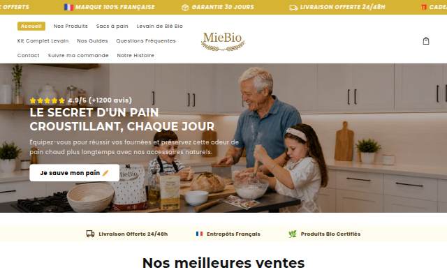 MieBio storefront