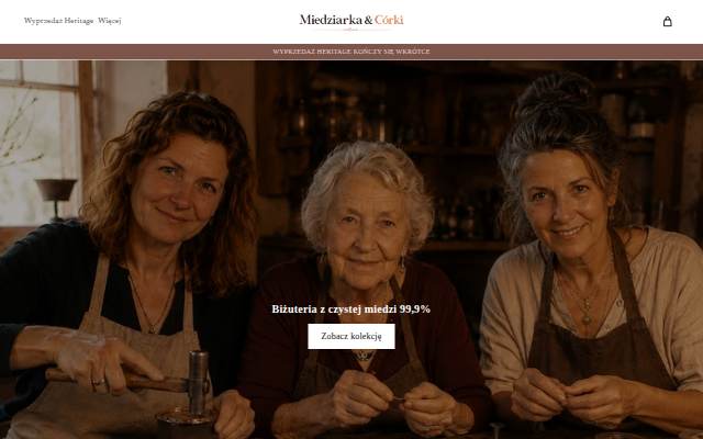 Escaparate de Miedziarka &amp; Córki