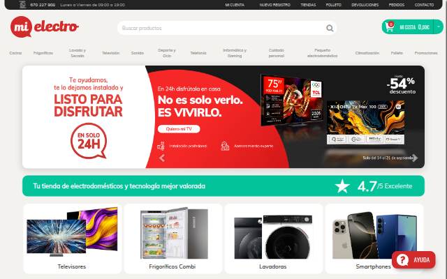 Mi Electro storefront