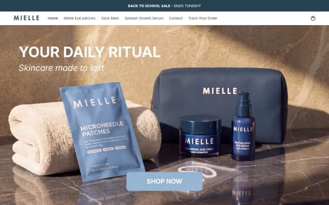 Montra da Mielle Cosmetics