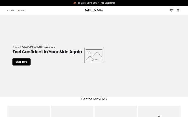 MILANE storefront