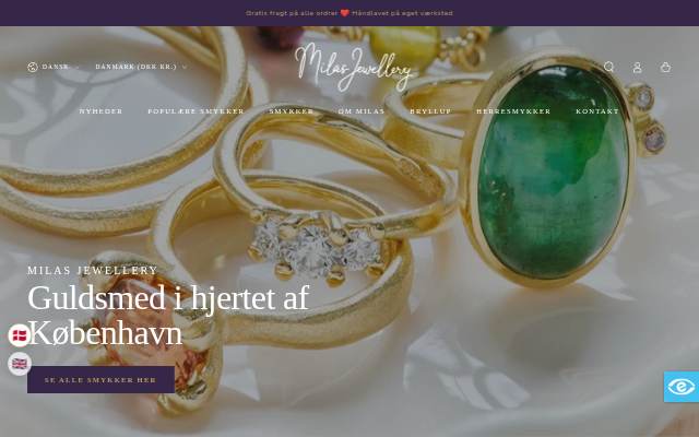 Milas Jewellery storefront