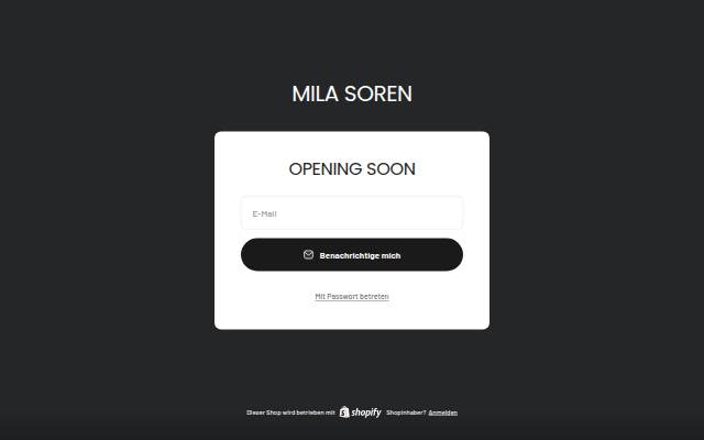 Mila Soren storefront