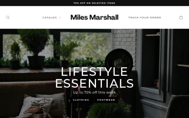 Miles Marshall storefront