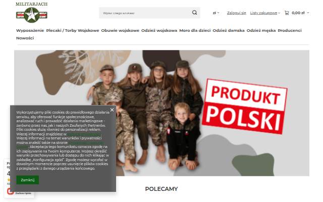 Militarjach storefront