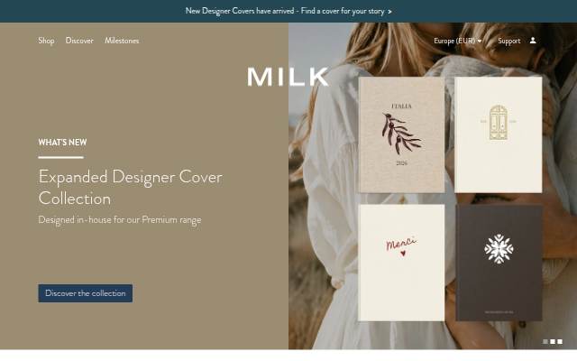 MILK Books storefront