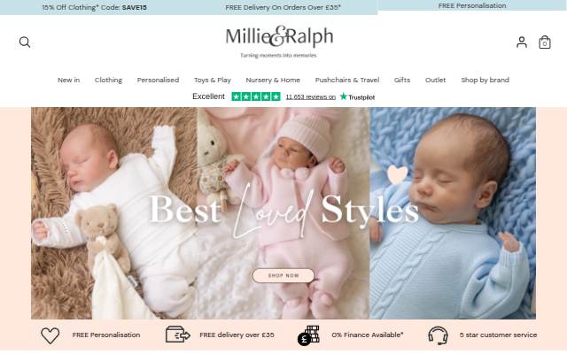 Montra da Millie &amp; Ralph