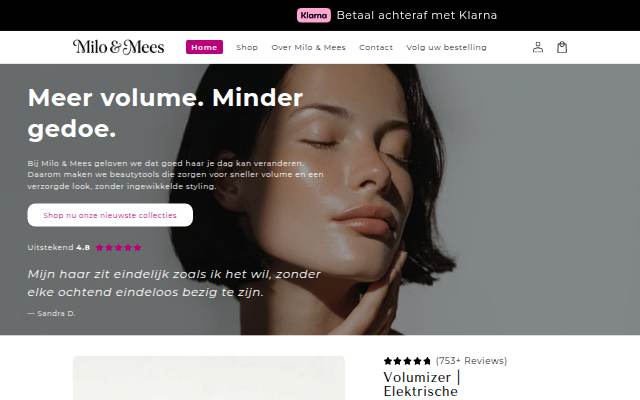 Milo &amp; Mees storefront