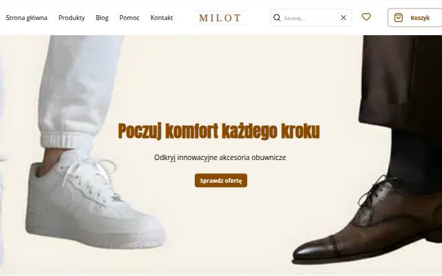 MILOT.PL  - Najlepsze akcesoria obuwnicze storefront