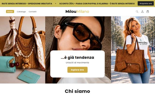 Montra da MILOU MILANO