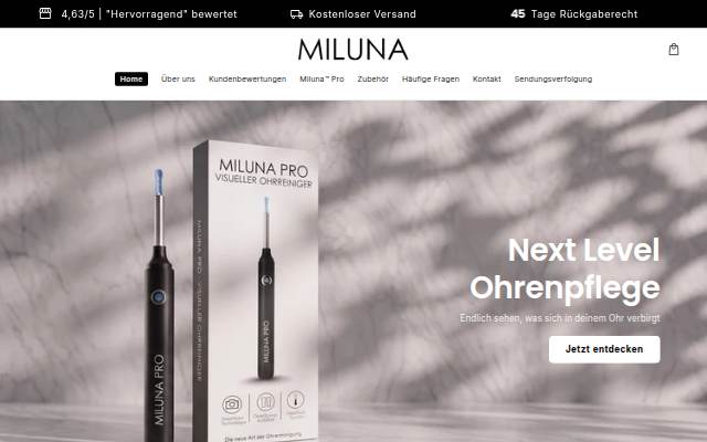 miluna storefront