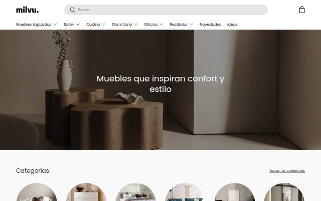 Milvu.es storefront