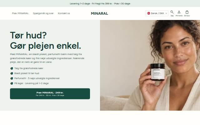 Startseite von MINARAL