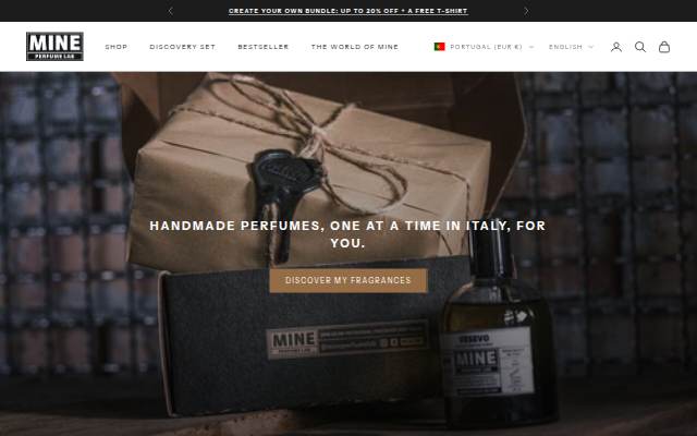 MINE PERFUME LAB storefront