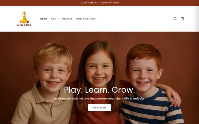 Startseite von Mini Brits