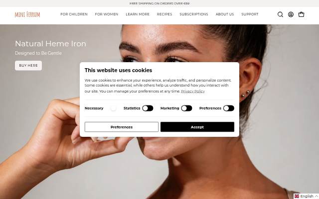 Startseite von American Express