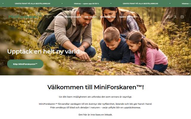MiniForskaren storefront