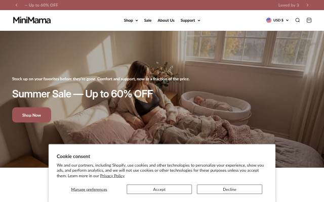 Minimama storefront