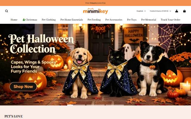 Minimikey storefront