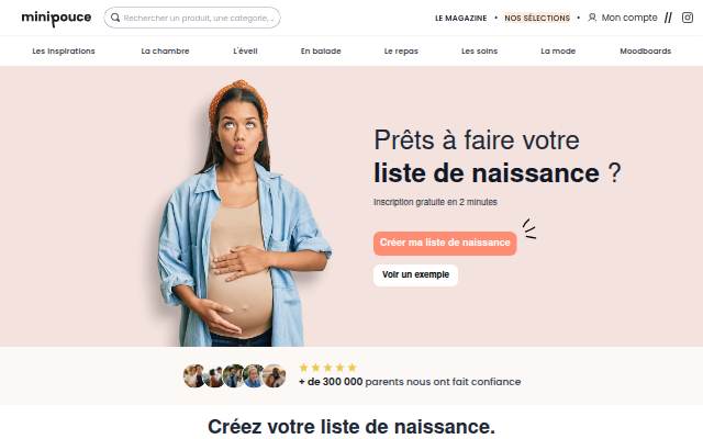 Startseite von minipouce