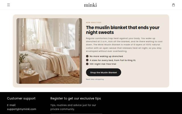 Minki storefront