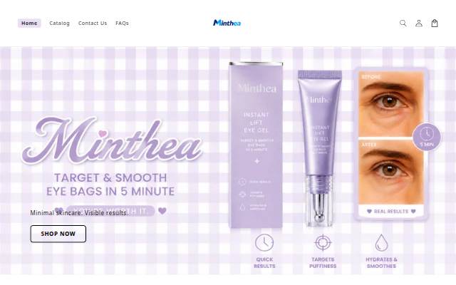 Minthea storefront