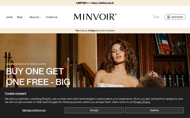 Minvoir storefront
