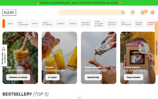 Miód od Kulmy – miody i produkty pszczele z Doliny Cybiny storefront