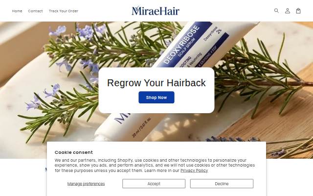 Mirae storefront