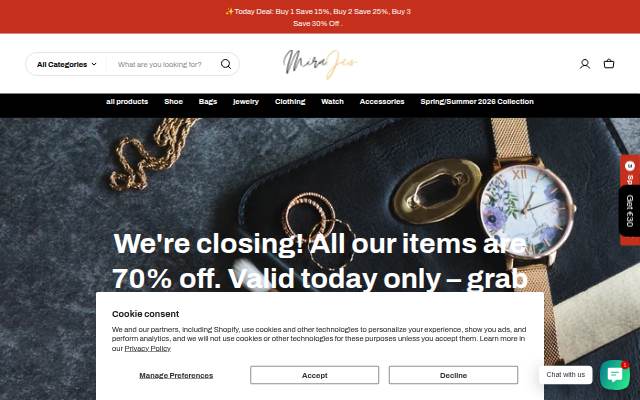 Mirajew storefront